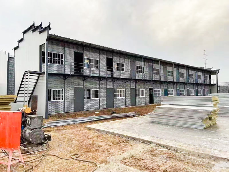 Rumah Modular Jenis K dengan Penutup Bumbung